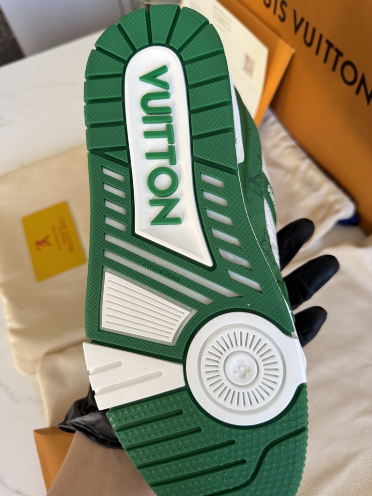 Tenis Louis Vuitton Blanco / Verde