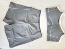 Conjunto Alo Yoga Short - Top gris